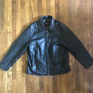 Guess men’s leather jacket